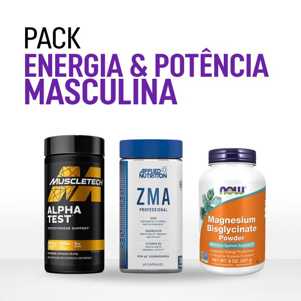Pack Energia & Potência Masculina 