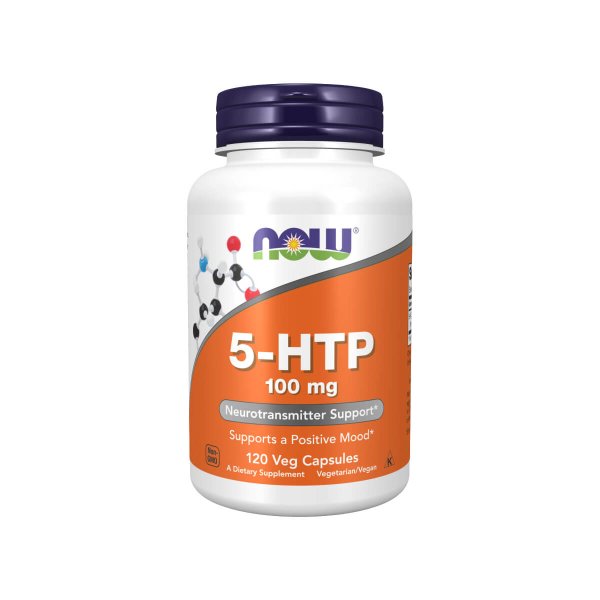 NOW 5-HTP 100mg - 120 Cápsulas