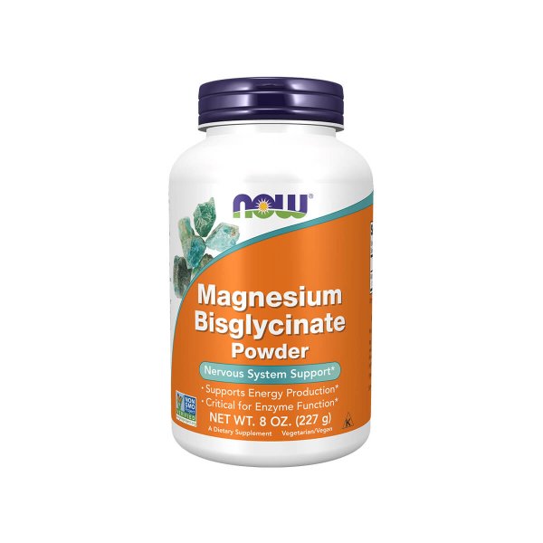 NOW Magnesium Bisglycinate Powder - 227g