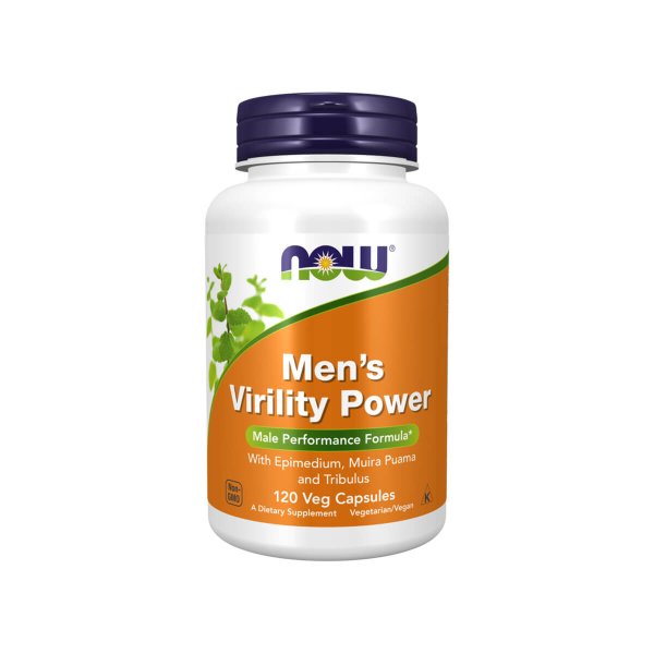 NOW Men's Virility Power - 120 Cápsulas