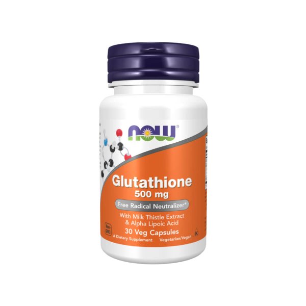 NOW Glutathione 500mg - 30 Cápsulas