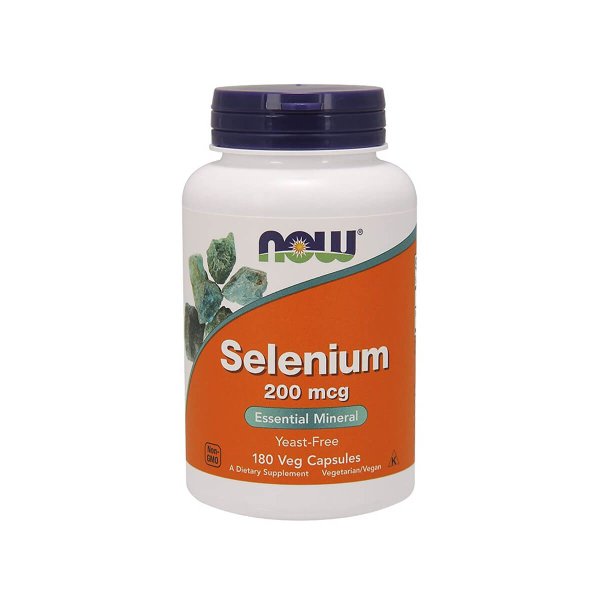 NOW Selenium 200mcg - 180 Cápsulas