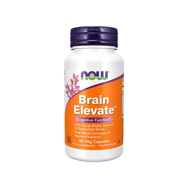 NOW Brain Elevate - 60 Cápsulas