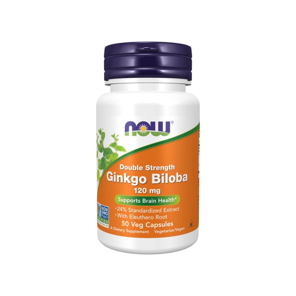 Ginkgo Biloba 120mg - 50 Cápsulas