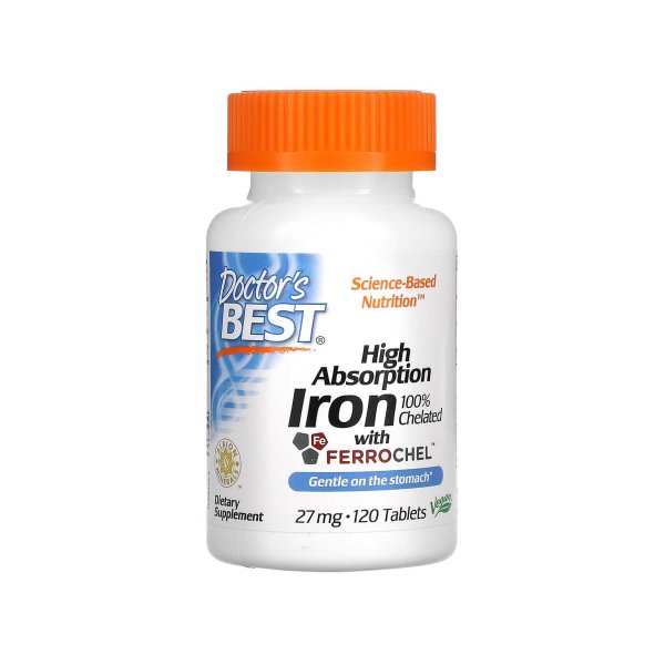 High Absorption Iron 27mg - 120 Tablets