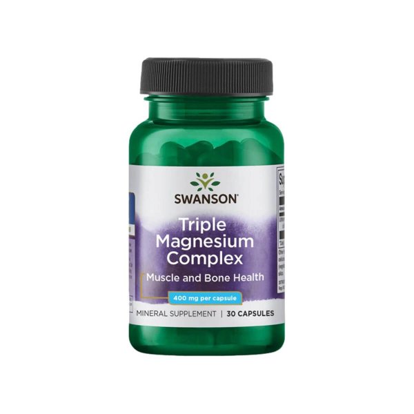 Triple Magnesium Complex 400mg - 30 Cápsulas