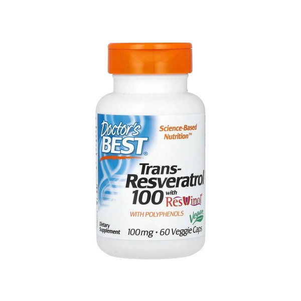 Trans-Resveratrol with Resvinol 100mg - 60 Cápsulas