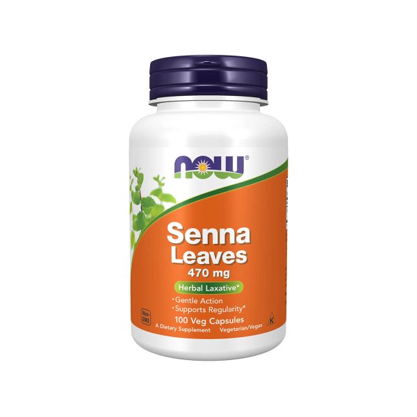 Senna Leaves 470mg - 100 Cápsulas