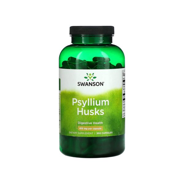 Psyllium Husks 610mg - 300 Cápsulas