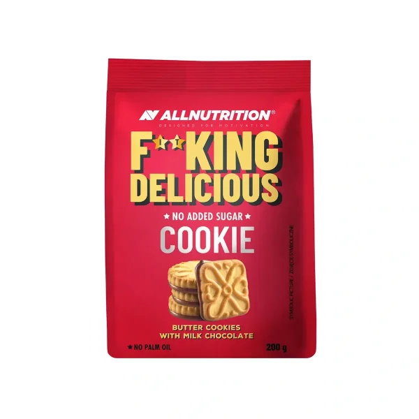 Fitking Delicious Cookie 200g - Butter Cookies With Milk Chocolate