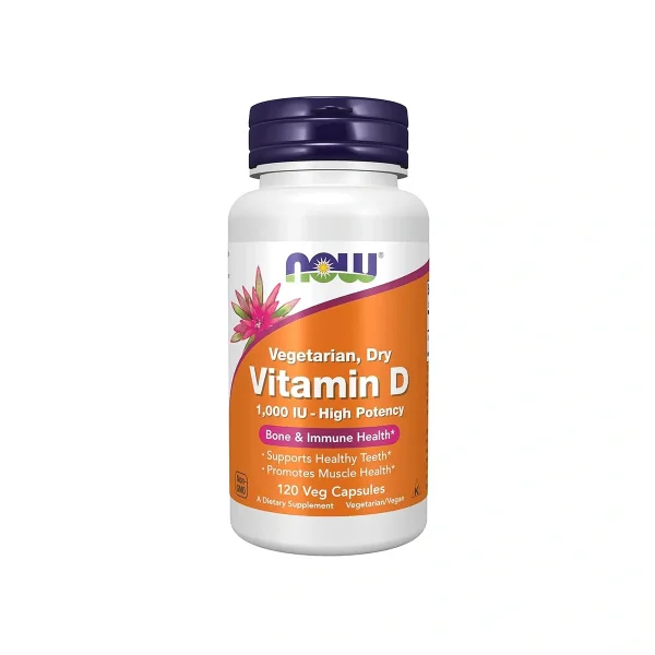 Vitamin D 1,000 IU - 120 Cápsulas
