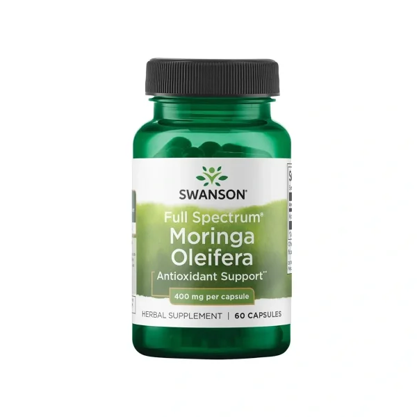 Full Spectrum Moringa Oleifera 400mg - 60 Cápsulas