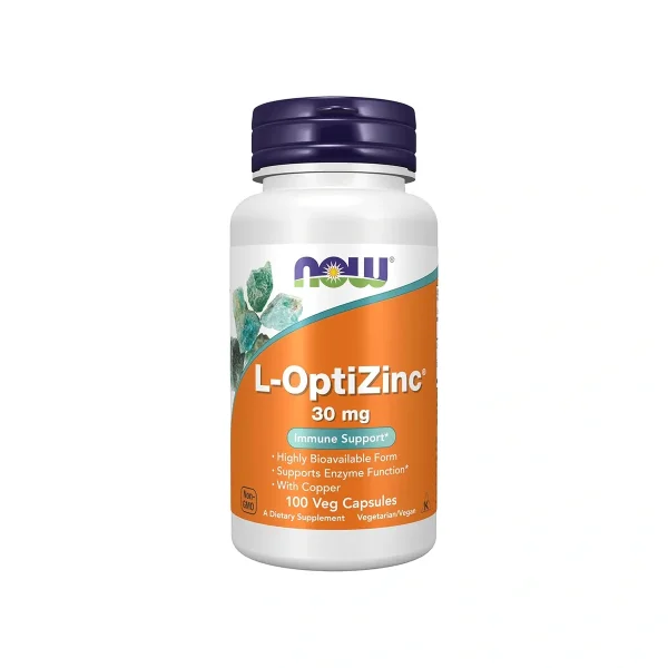 L-OptiZinc 30mg - 100 Cápsulas 