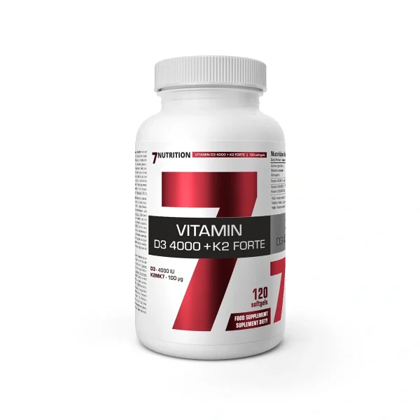 Vitamin D3 4000 + K2 Forte - 120 Softgels