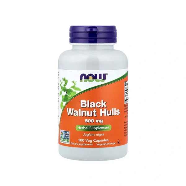 Black Walnut Hulls 500mg - 100 Cápsulas