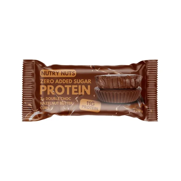 Protein Double Chocolate Hazelnut Butter Cups 42g