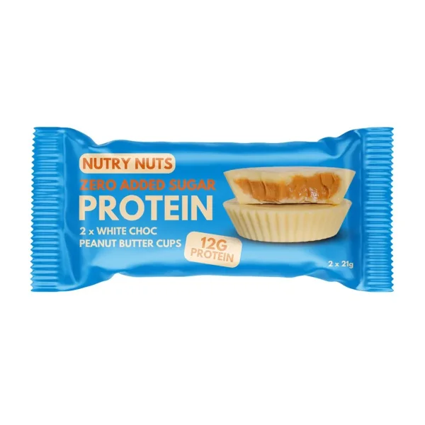 Protein Peanut Butter Cups 42g – White Chocolate