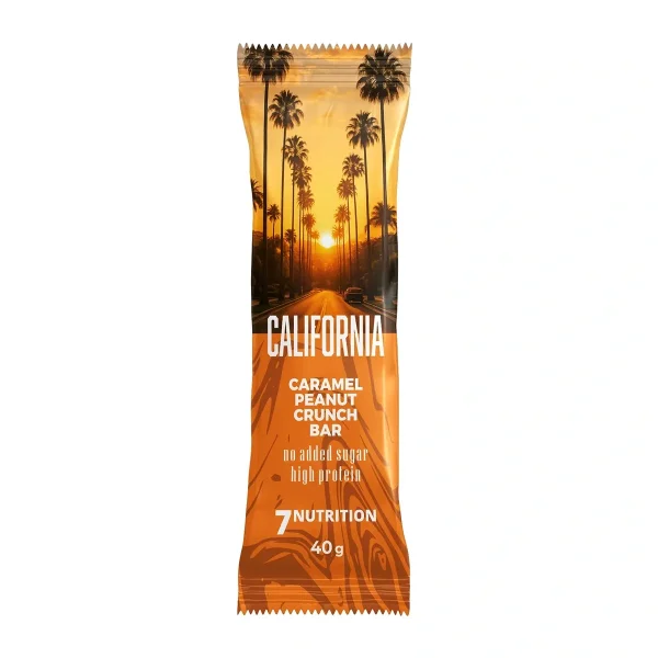 California Bar 40g - Caramel Peanut Crunch