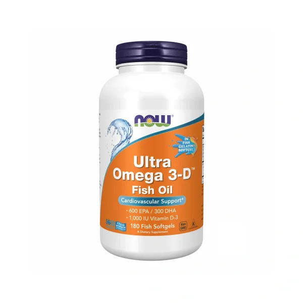 Ultra Omega 3-D Fish Oil - 180 Softgels