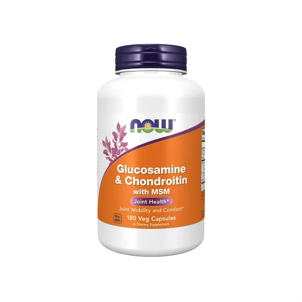 Glucosamine & Chondroitin with MSM – 180 Cápsulas
