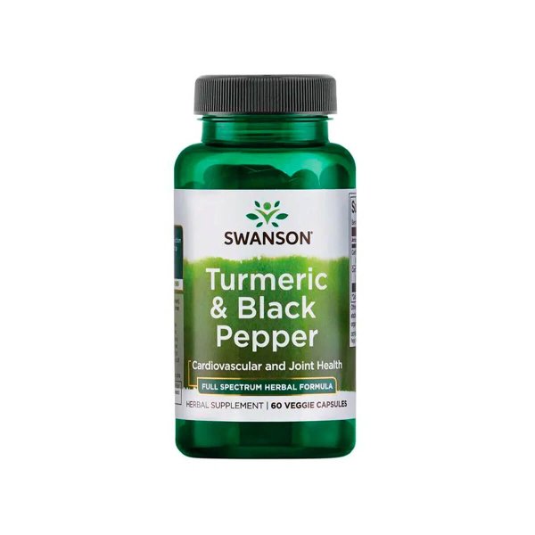 Turmeric & Black Pepper - 60 Cápsulas 