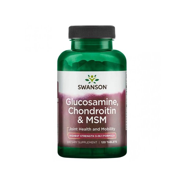 Glucosamine, Chondroitine & MSM 750mg - 120 Tablets