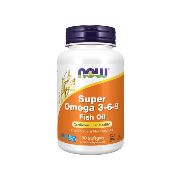 Super Omega 3-6-9 Fish Oil - 90 Softgels