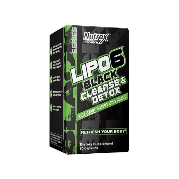 Lipo 6 Black Cleanse & Detox - 60 Cápsulas