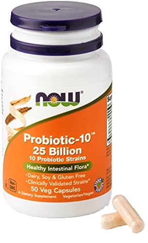 Probiotic-10, 25 bilhões, 50 Cápsulas Vegetais