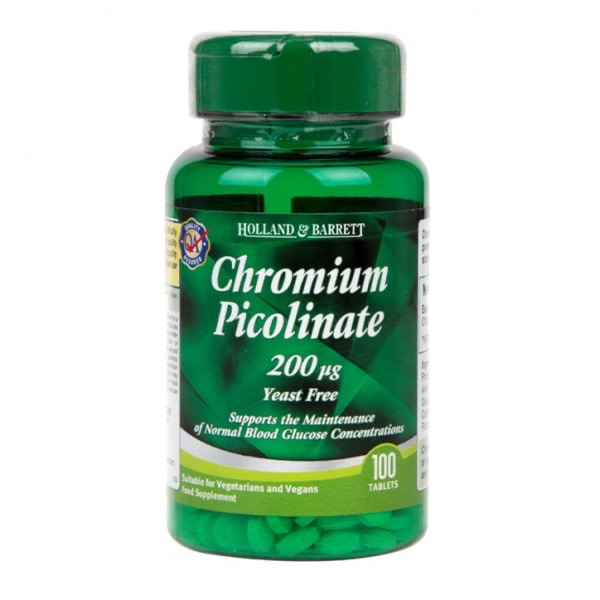 Chromium Picolinate 200 μg - 100 tablets