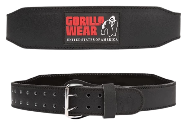 Gorilla Wear Padded Leathear Lifting Belt 10cm