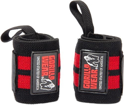 Gorilla Wear Wrist Wraps PRO Black/Red
